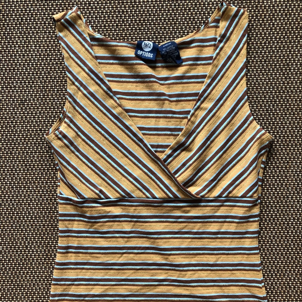 V neck stretch tank